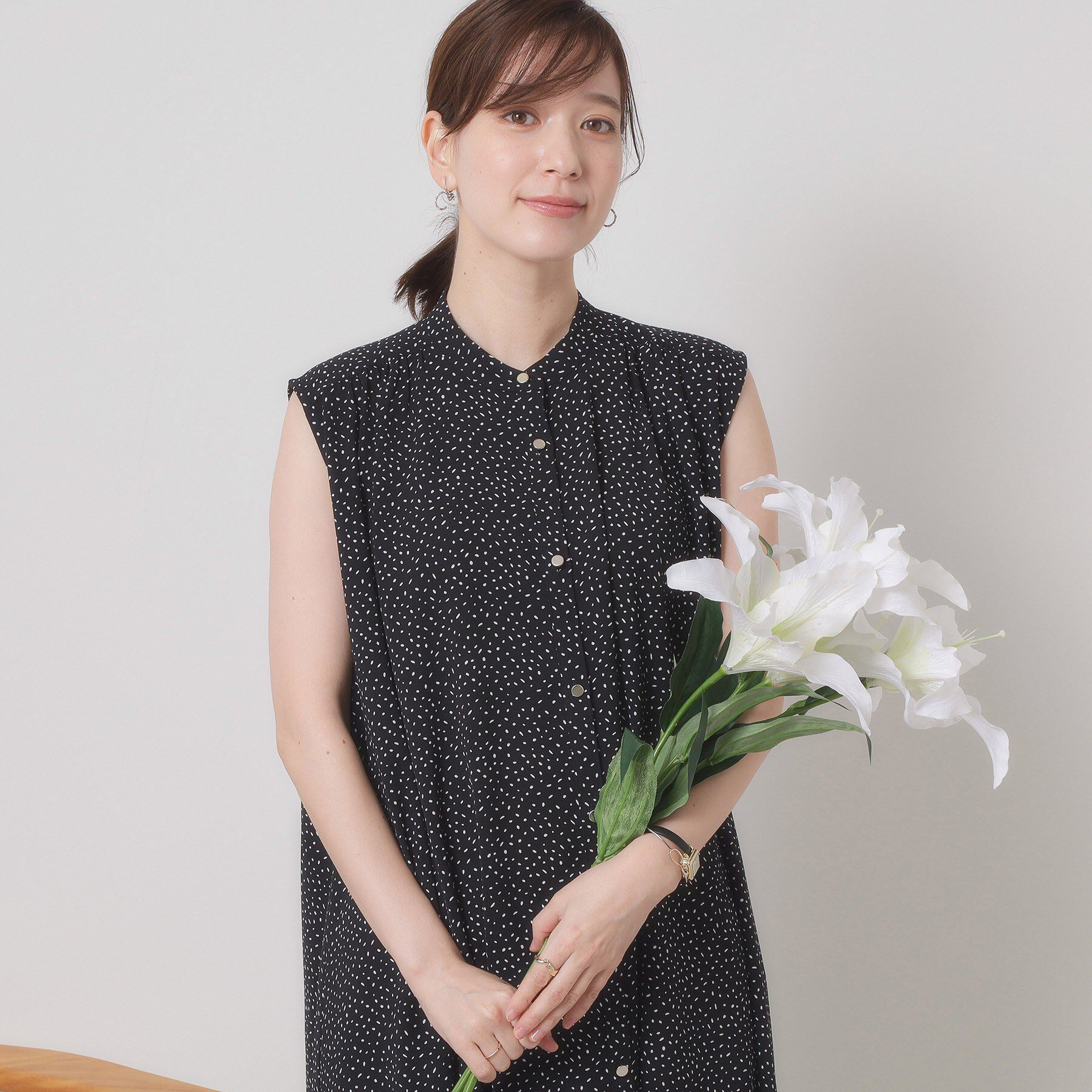 ITS&rsquo;DEMO「【接触冷感／手洗い可】前開きワンピース」|ワンピース|