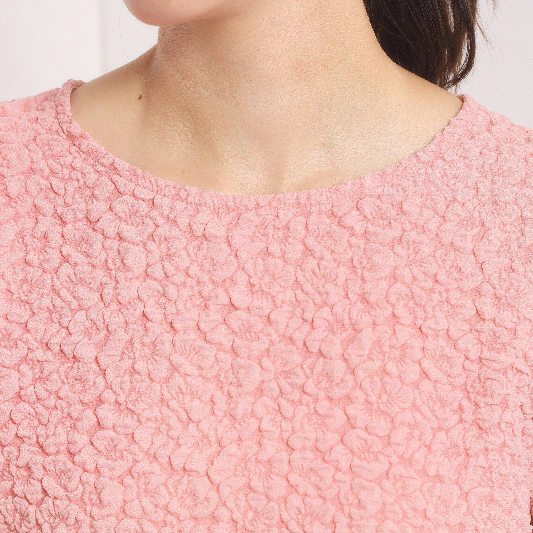 ITS&rsquo;DEMO「【手洗い可】ふくれジャカードプルオーバー」|Tシャツ・カットソー|