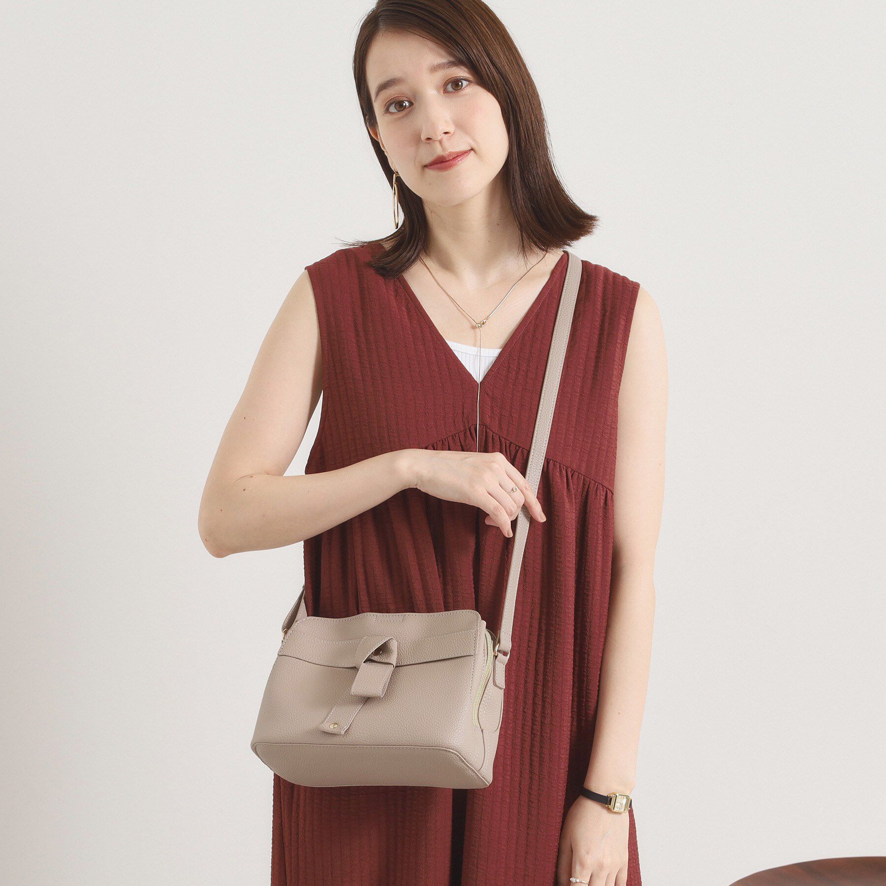 ITS&rsquo;DEMO「＜かるバッグ＞ミニショルダー」|ショルダー・メッセンジャー|