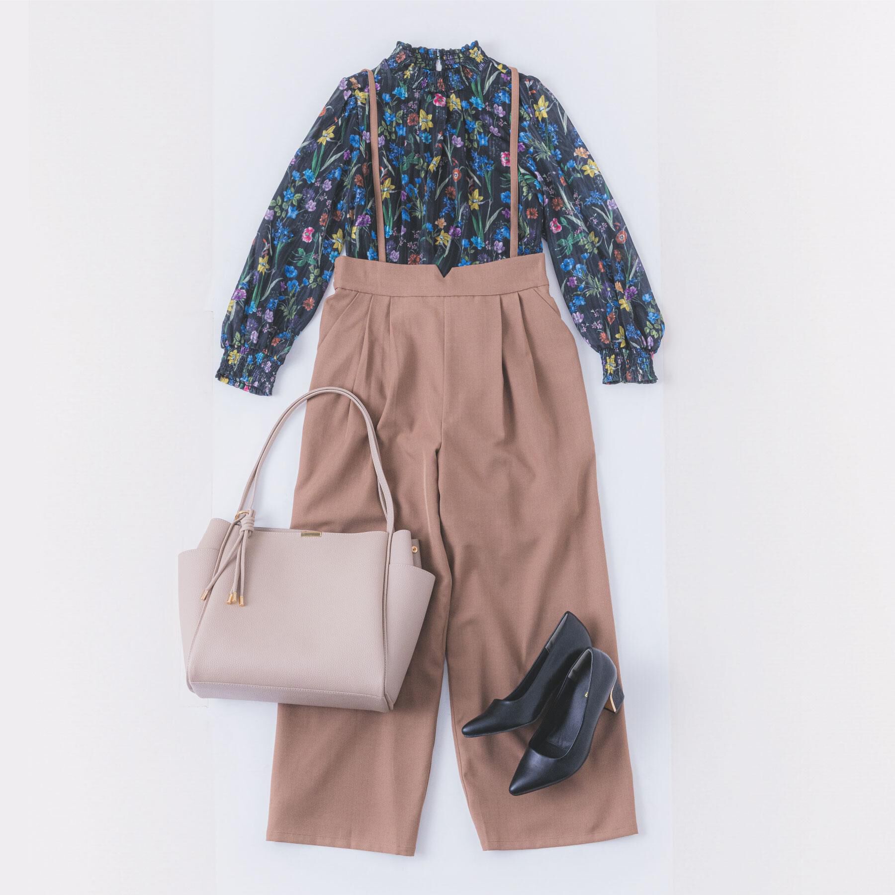 ITS&rsquo;DEMO「【手洗い可／セットアップ可】サス付きワイドパンツ」|その他|