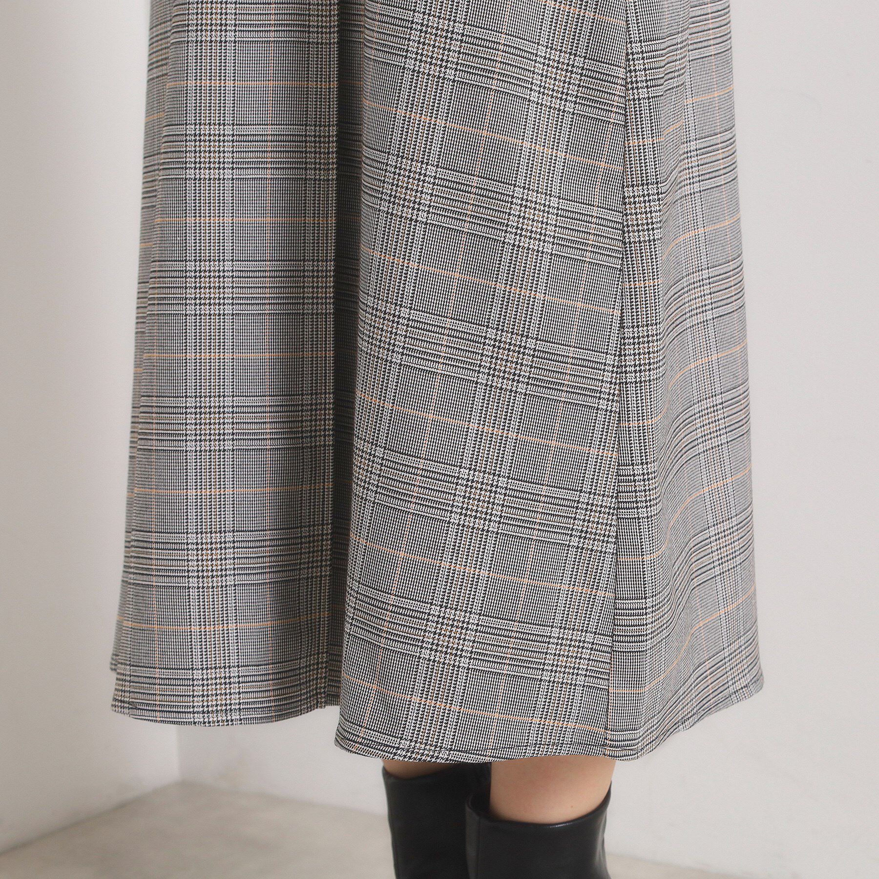 ITS&rsquo;DEMO「【手洗い可】チェック柄ジャンスカ」|ワンピース|