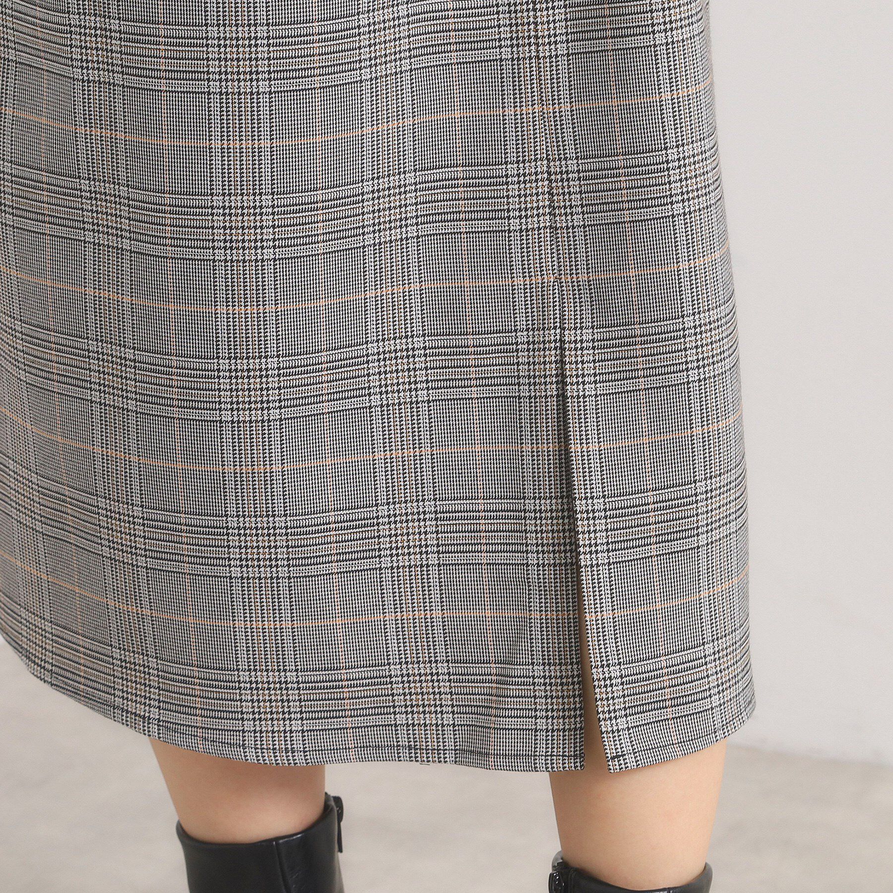 ITS&rsquo;DEMO「【手洗い可】チェック柄ジャンスカ」|ワンピース|