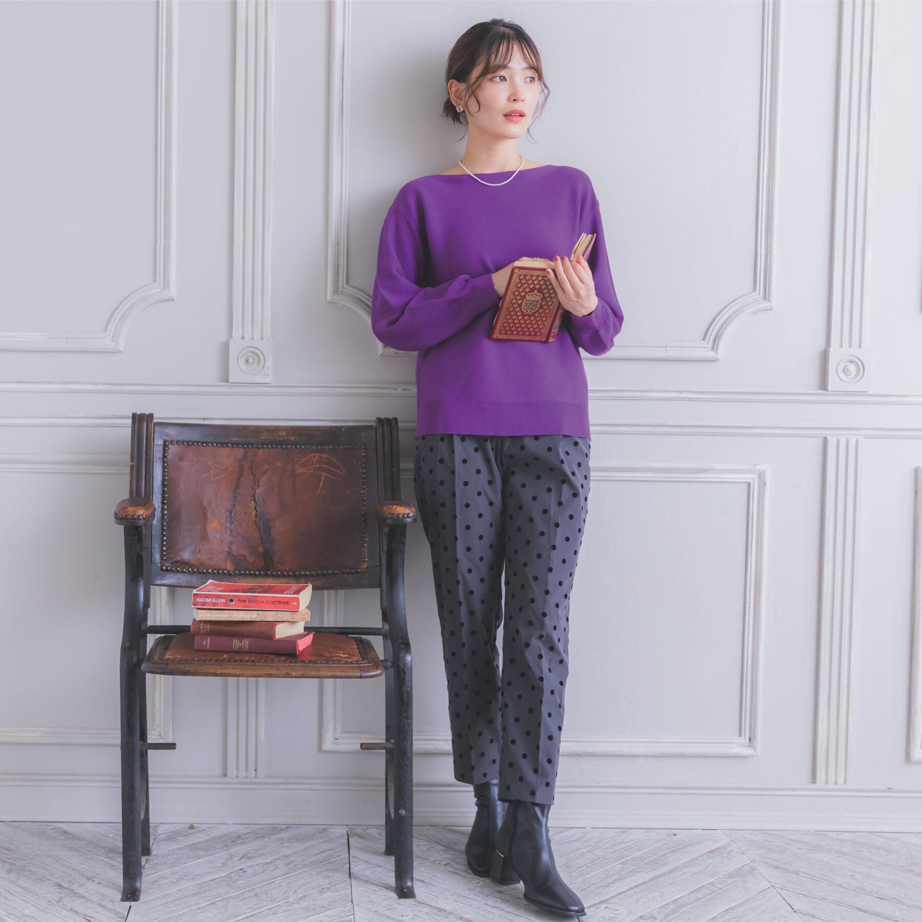 ITS&rsquo;DEMO「【手洗い可】ラメガーターニット」|ニット・セーター|