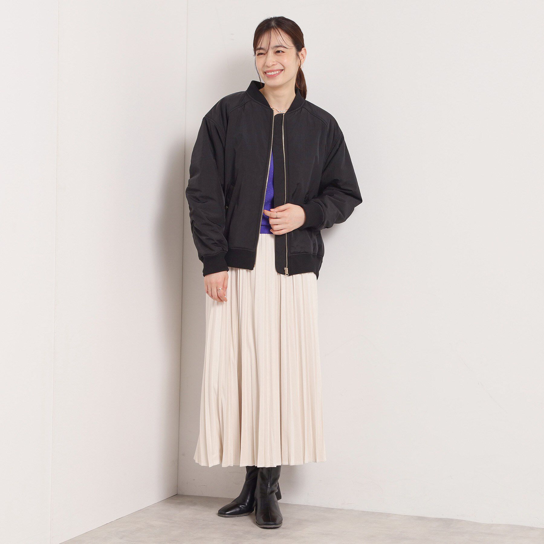 ITS&rsquo;DEMO「バックシャーリングMA－1」|ブルゾン・スタジャン|