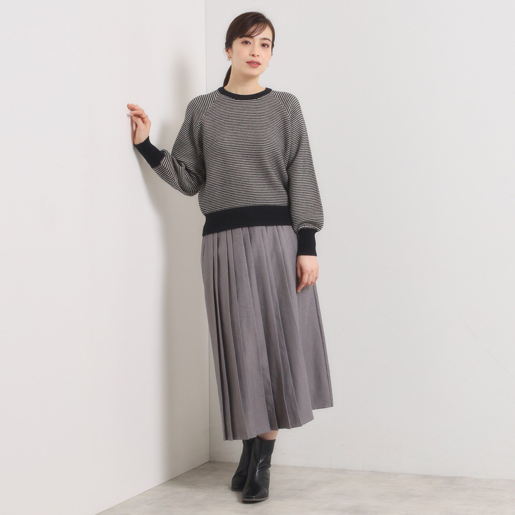 ITS&rsquo;DEMO「【手洗い可】柄編みニット」|ニット・セーター|