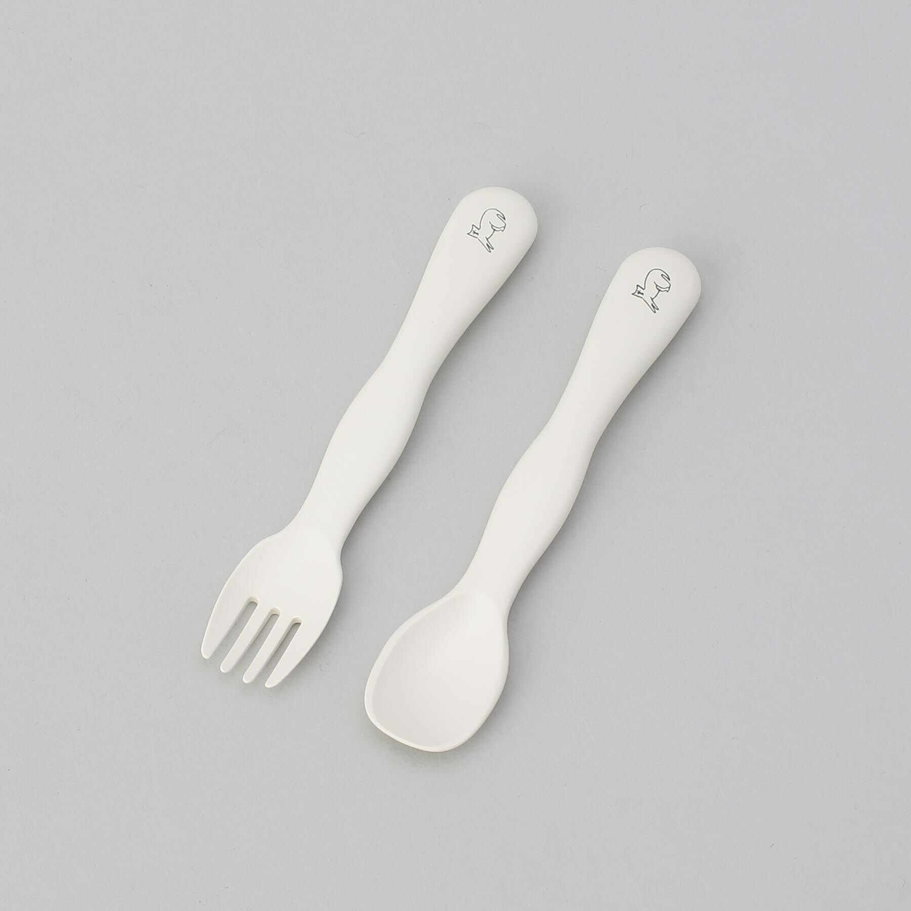 212 KITCHEN STORE「mogugu どーぶつ カトラリーセット ねこ」|その他ベビー用品|