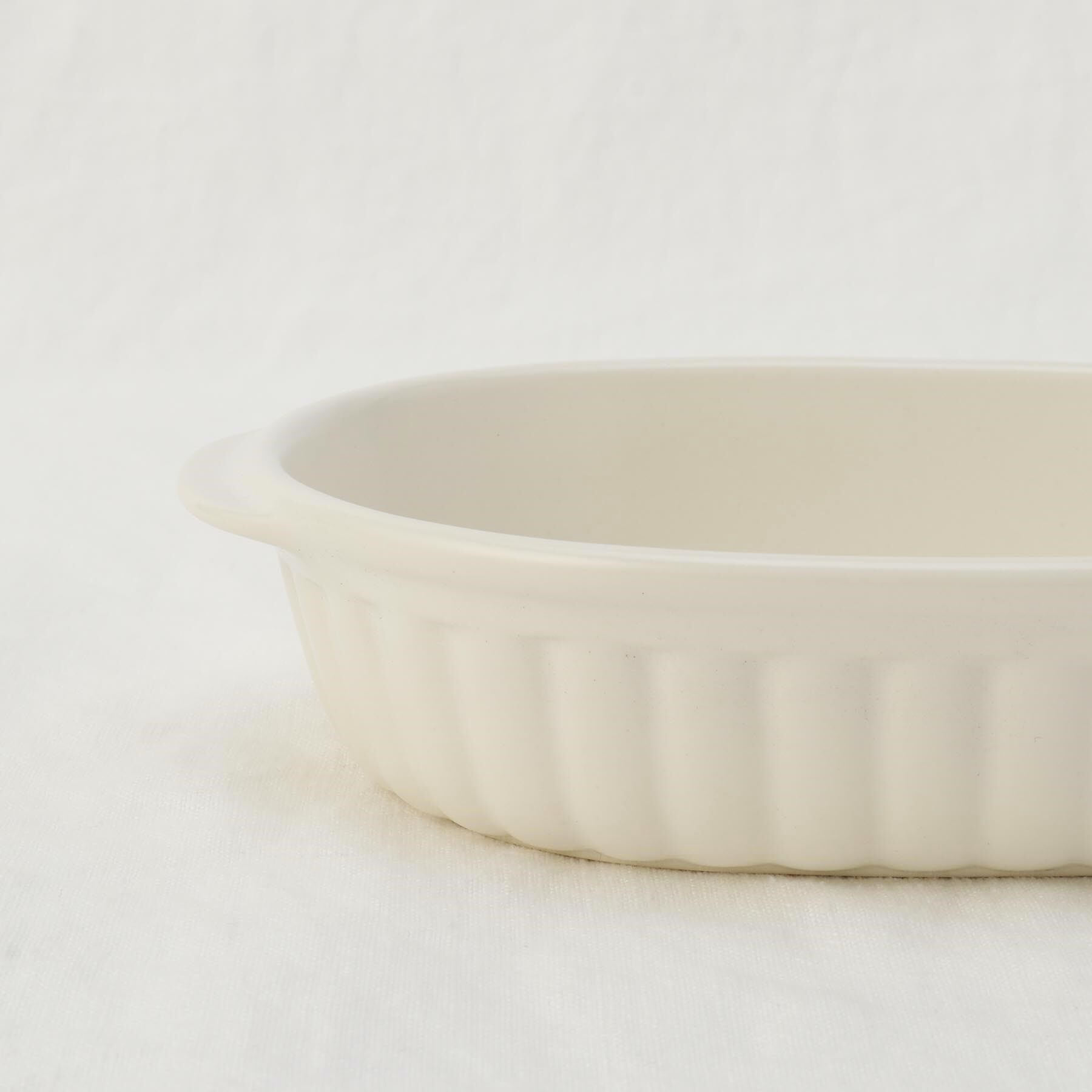 212 KITCHEN STORE「KOS オーバルグラタン アイボリー」|食器・キッチングッズ|