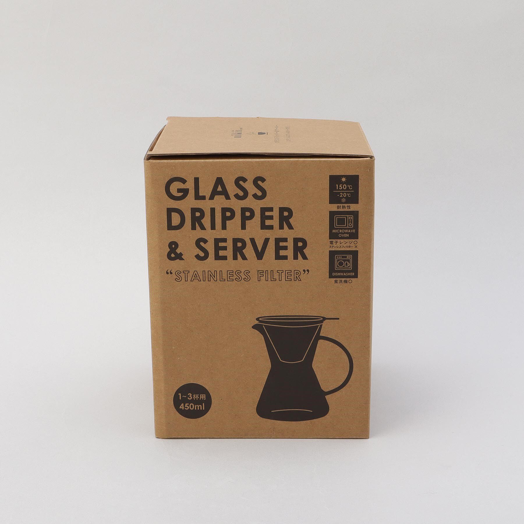 212 KITCHEN STORE「nikii cafe ガラスドリッパー＆サーバー（ステンレスフィルター付き） ＜nikii  ニキ＞」|食器・キッチングッズ|