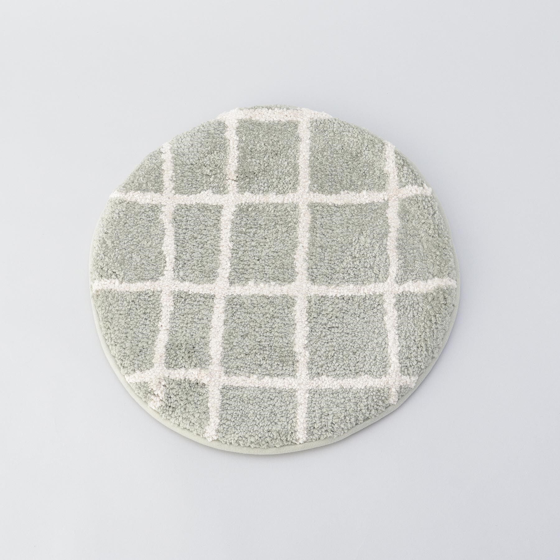 212 KITCHEN STORE「キャンパス タフトチェアパッド チェック GR」|その他|