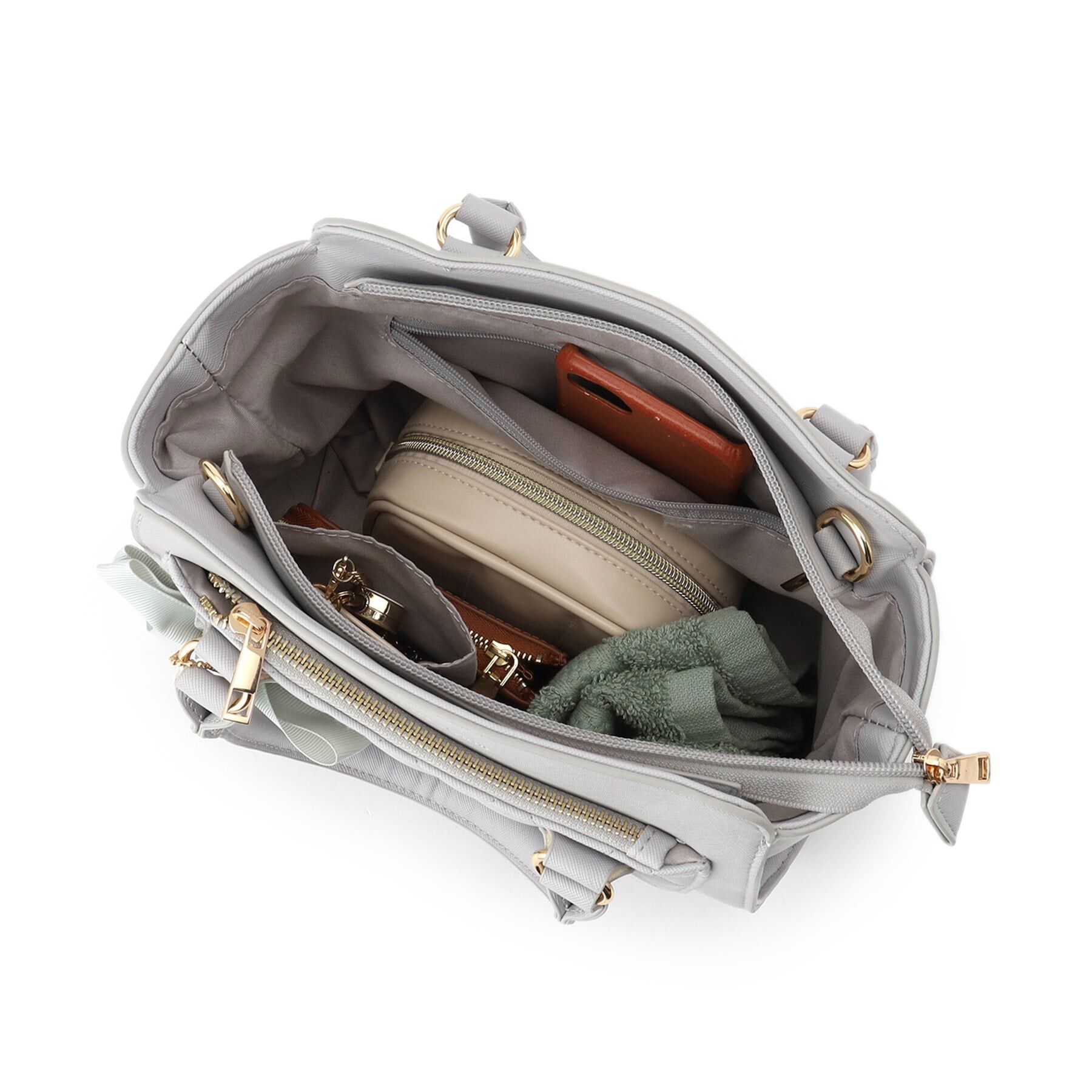 Ober Tashe「キルティングポケット2WAYボストン」|ボストンバッグ|