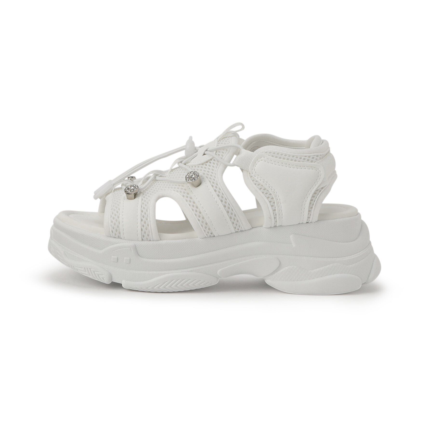 csT&P「軽量 厚底ビジュースポサン」|サンダル|