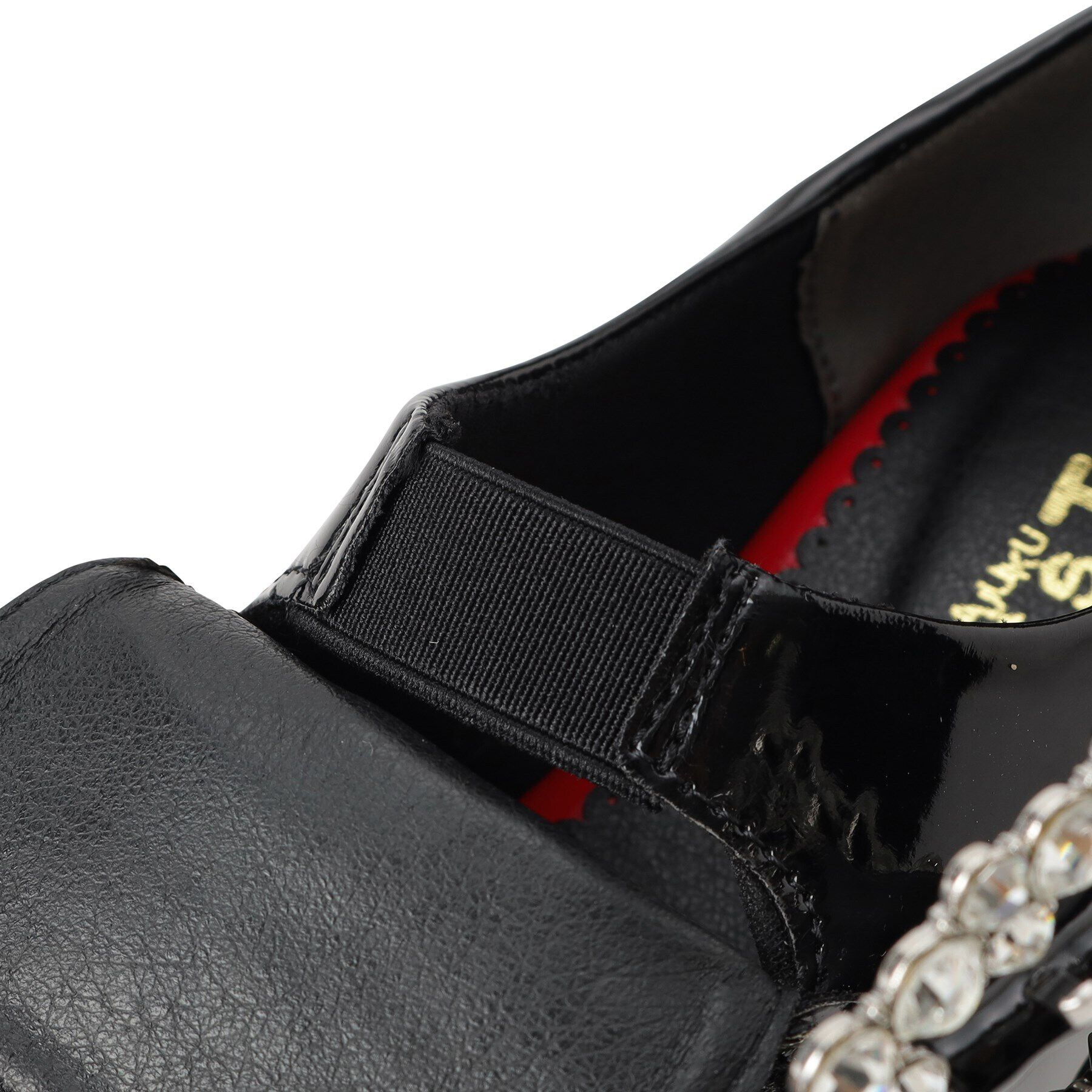 csT&P「厚底キラキラストーンバックル ローファーパンプス」|パンプス|