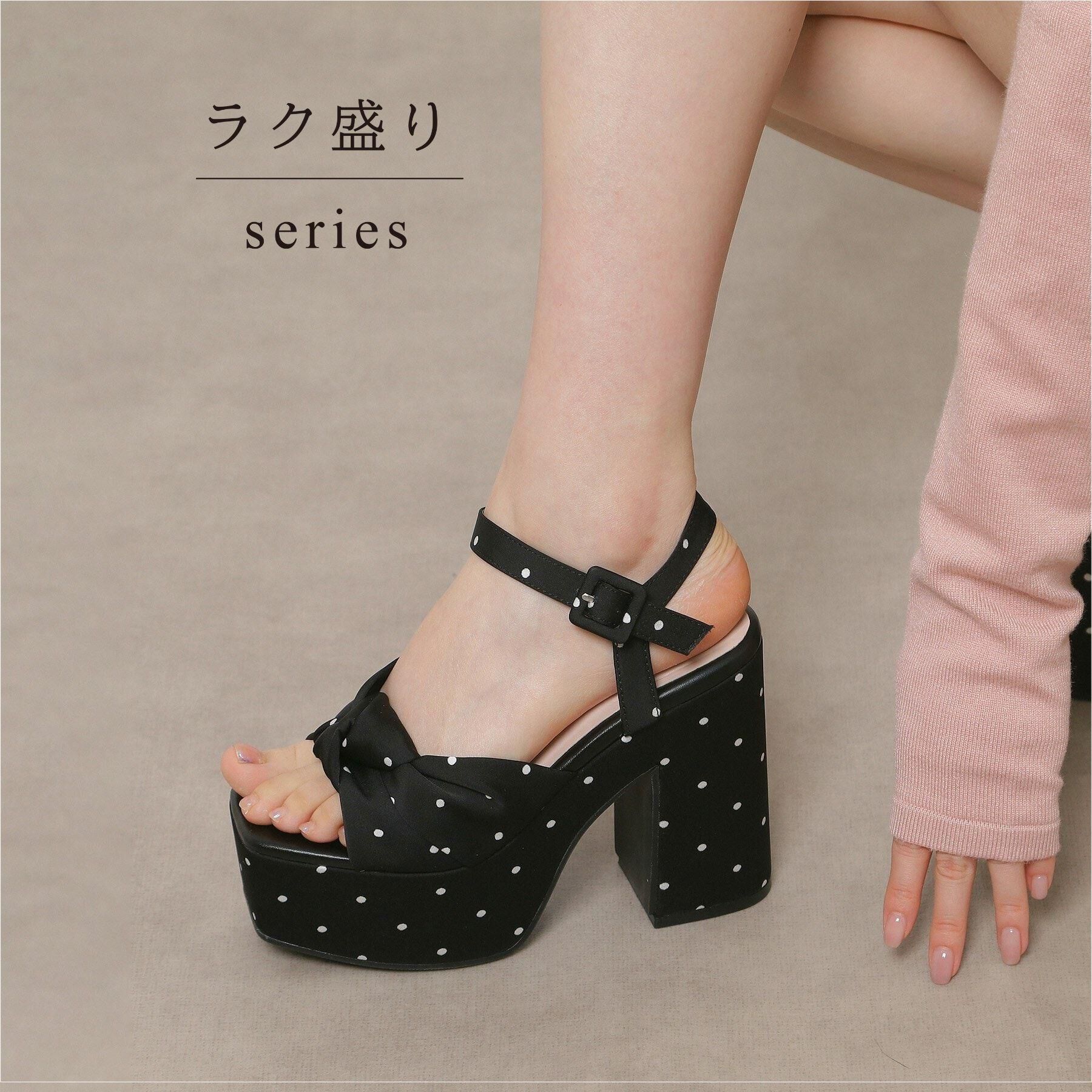 ESPERANZA「【ラク盛り／サンダル】リピーター続出／脚長美脚　ツイストリボンサンダル」|サンダル|