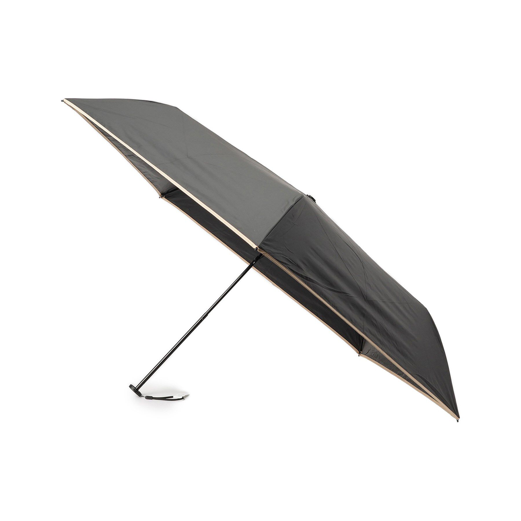 Ober Tashe「PUスーパーライト／リボン折りたたみ傘」|傘|ブラック(019)