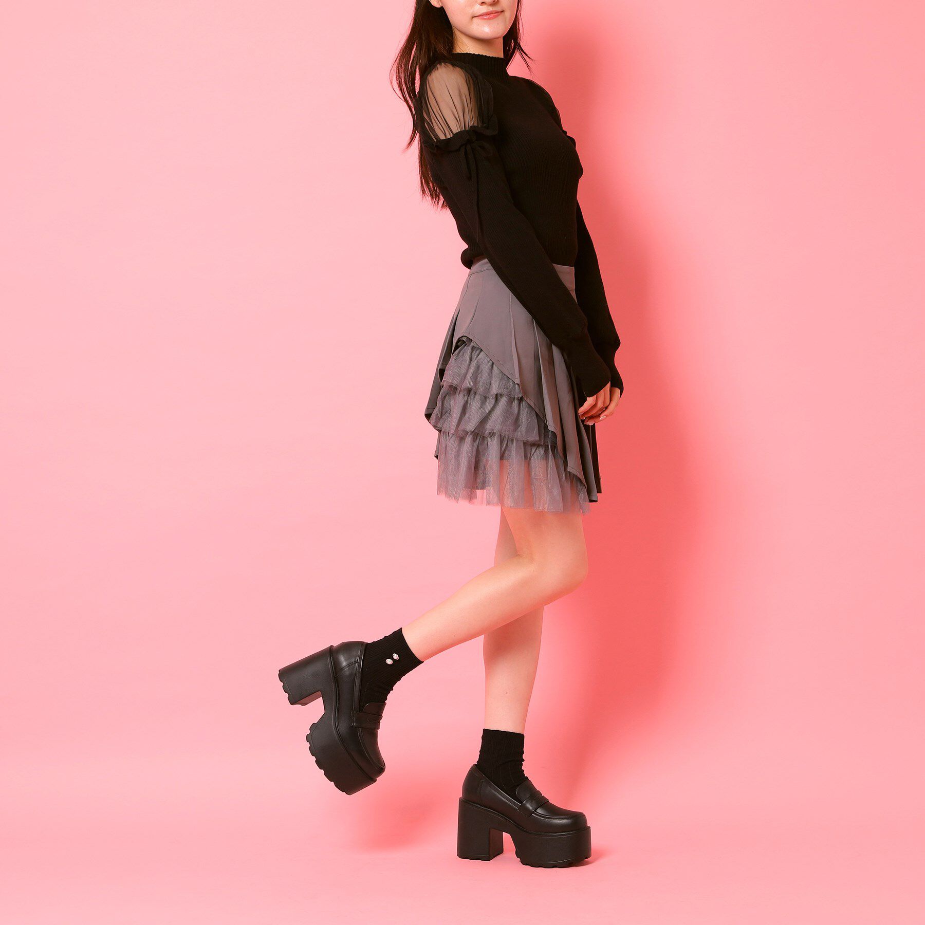 csT&P「厚底ローファーパンプス」|パンプス|