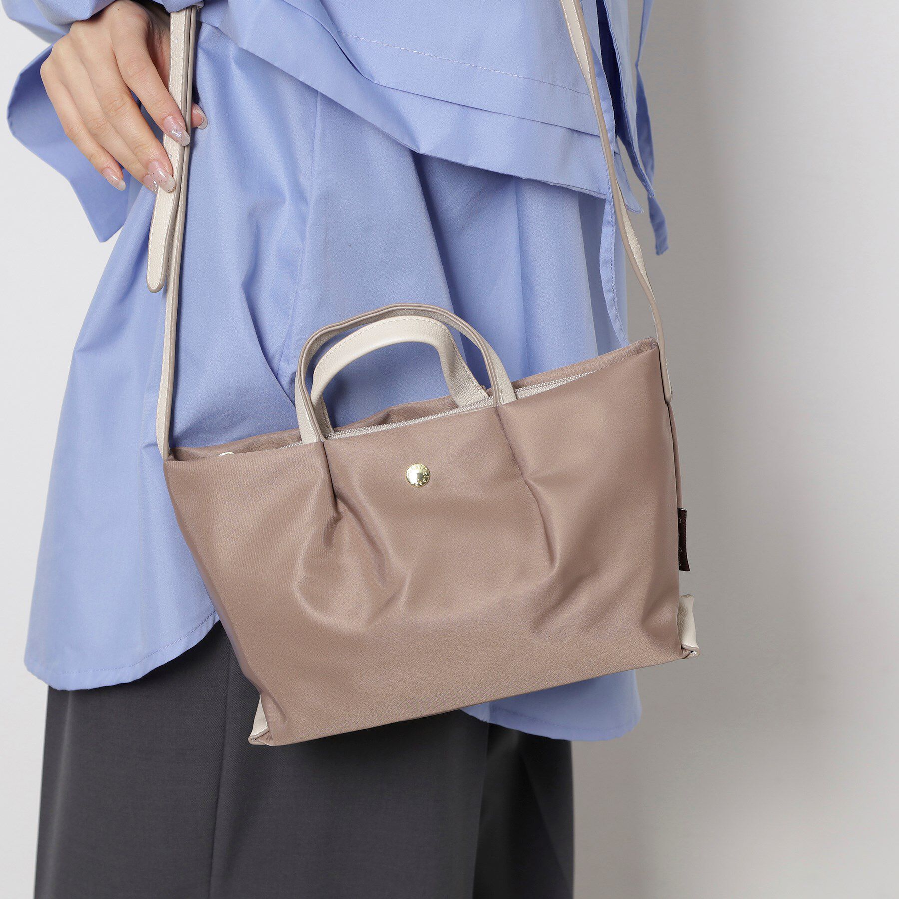 ESPERANZA「肩楽 2WAYミニショルダーギャザーバッグ」|ショルダー・メッセンジャー|