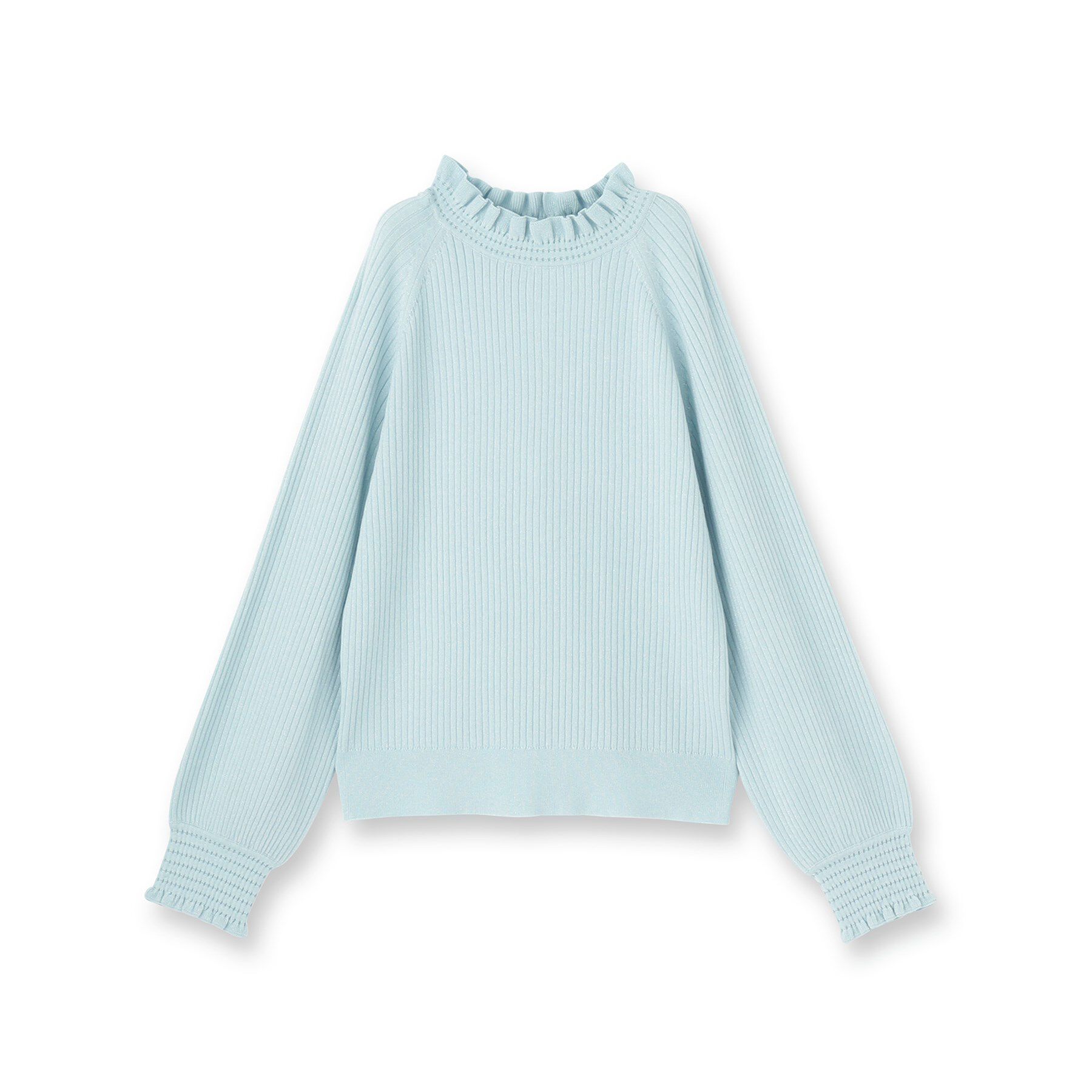 SunaUna「【COLLECTION LINE】フリルラメニット」|ニット・セーター|