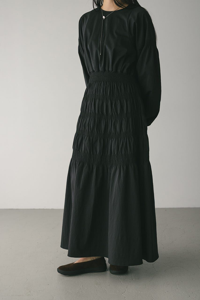 STYLEMIXER「シャーリングフォルムワンピース」|ワンピース|