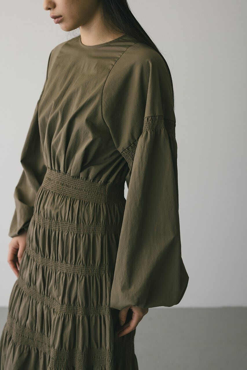 STYLEMIXER「シャーリングフォルムワンピース」|ワンピース|