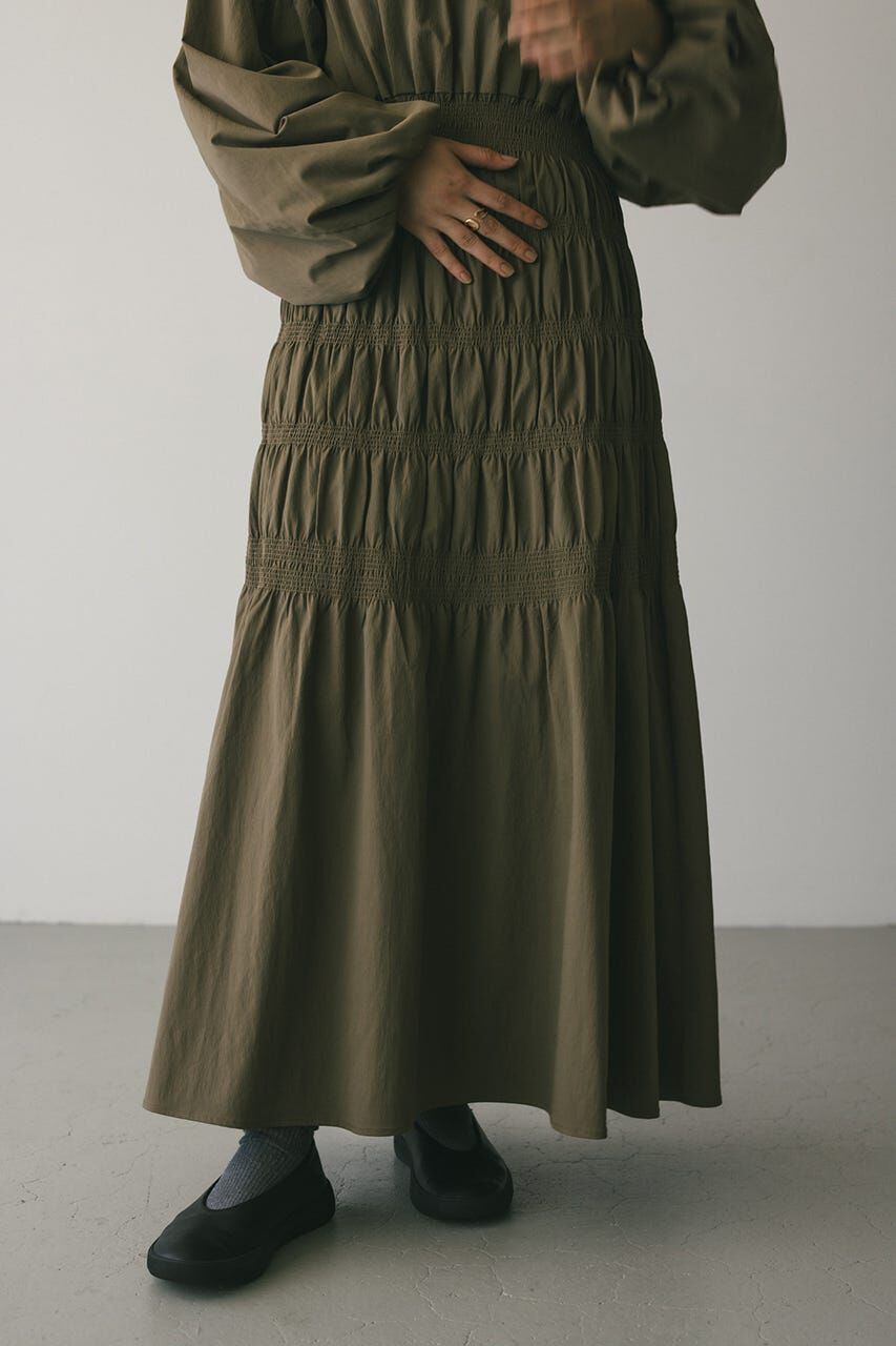 STYLEMIXER「シャーリングフォルムワンピース」|ワンピース|