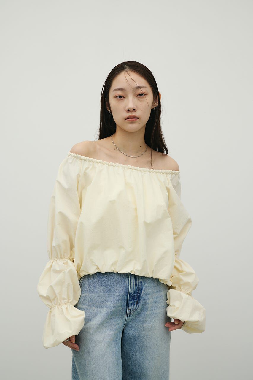 STYLEMIXER「ランタンスリーブオフショルトップ」|シャツ・ブラウス|