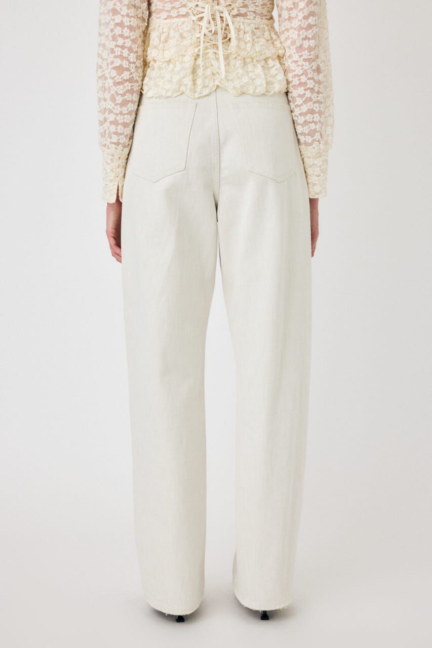 MOUSSY「HW WHT LOOSE STRAIGHT」|デニム|