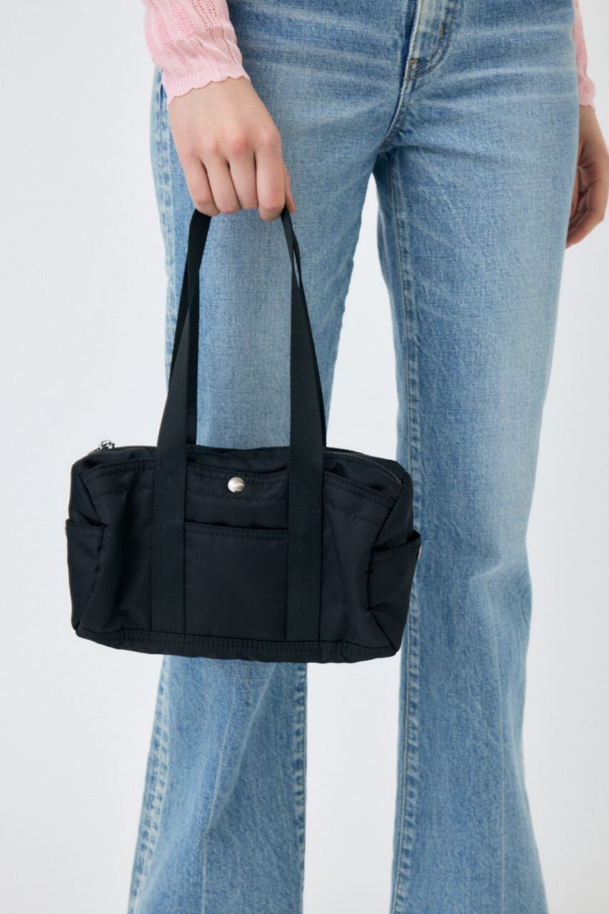 MOUSSY「NYLON ROUND ダッフルバッグ」|その他|BLK