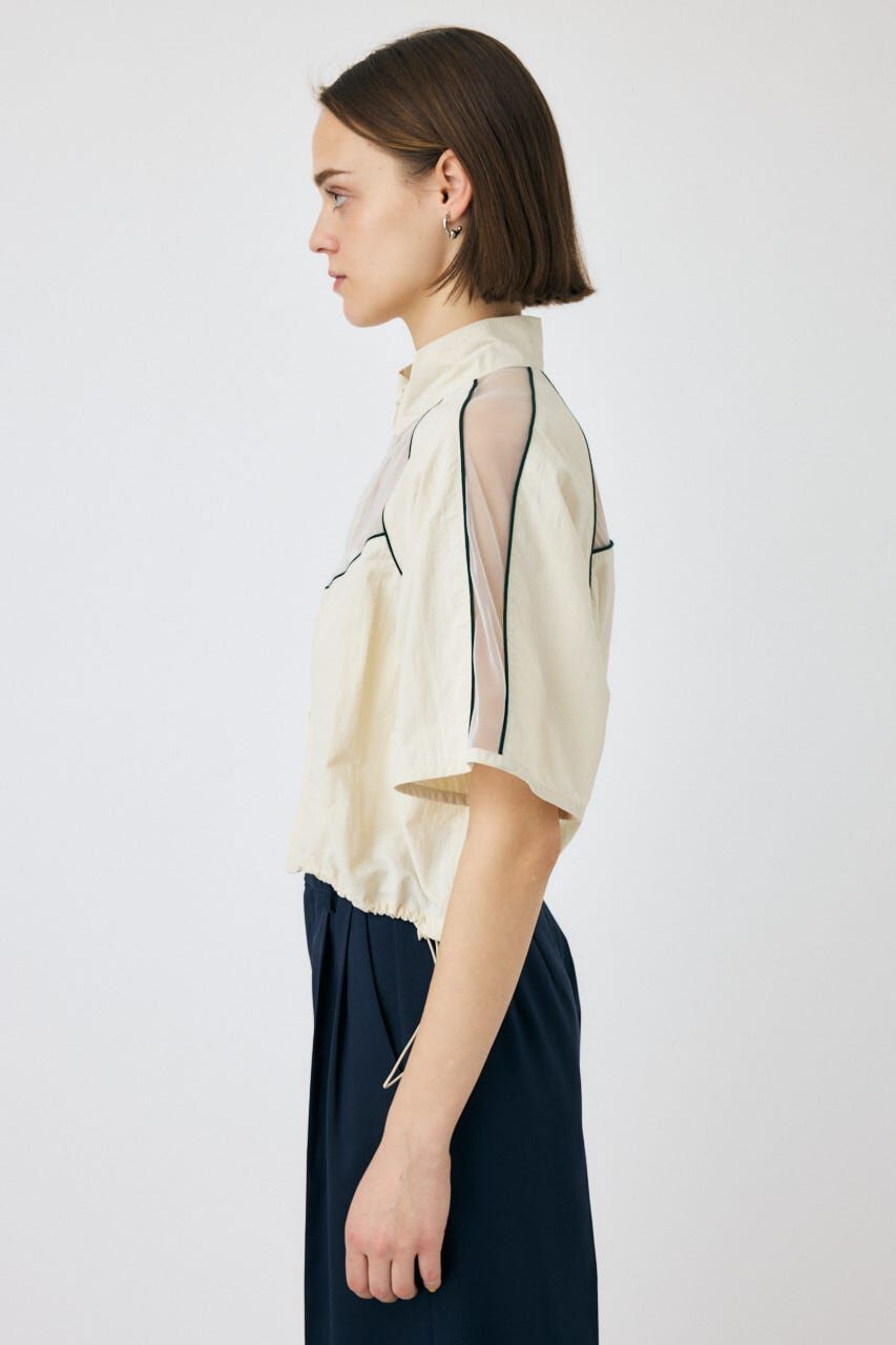 MOUSSY「PIPING HALF SLEEVE トラックジャケット」|その他|