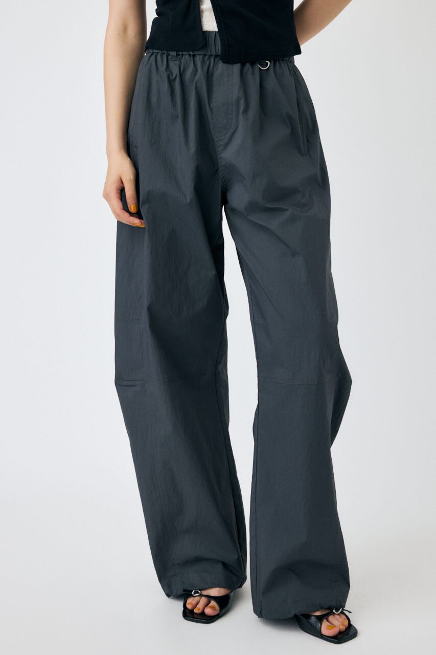 MOUSSY「CURVED LINE イージーパンツ」|その他|L/BLK1