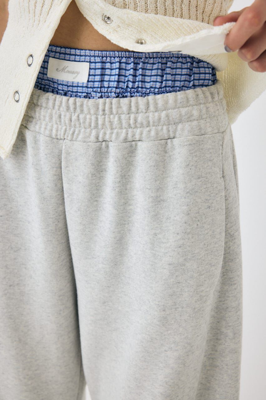 MOUSSY「CURVE LINE スウェットパンツ」|その他|