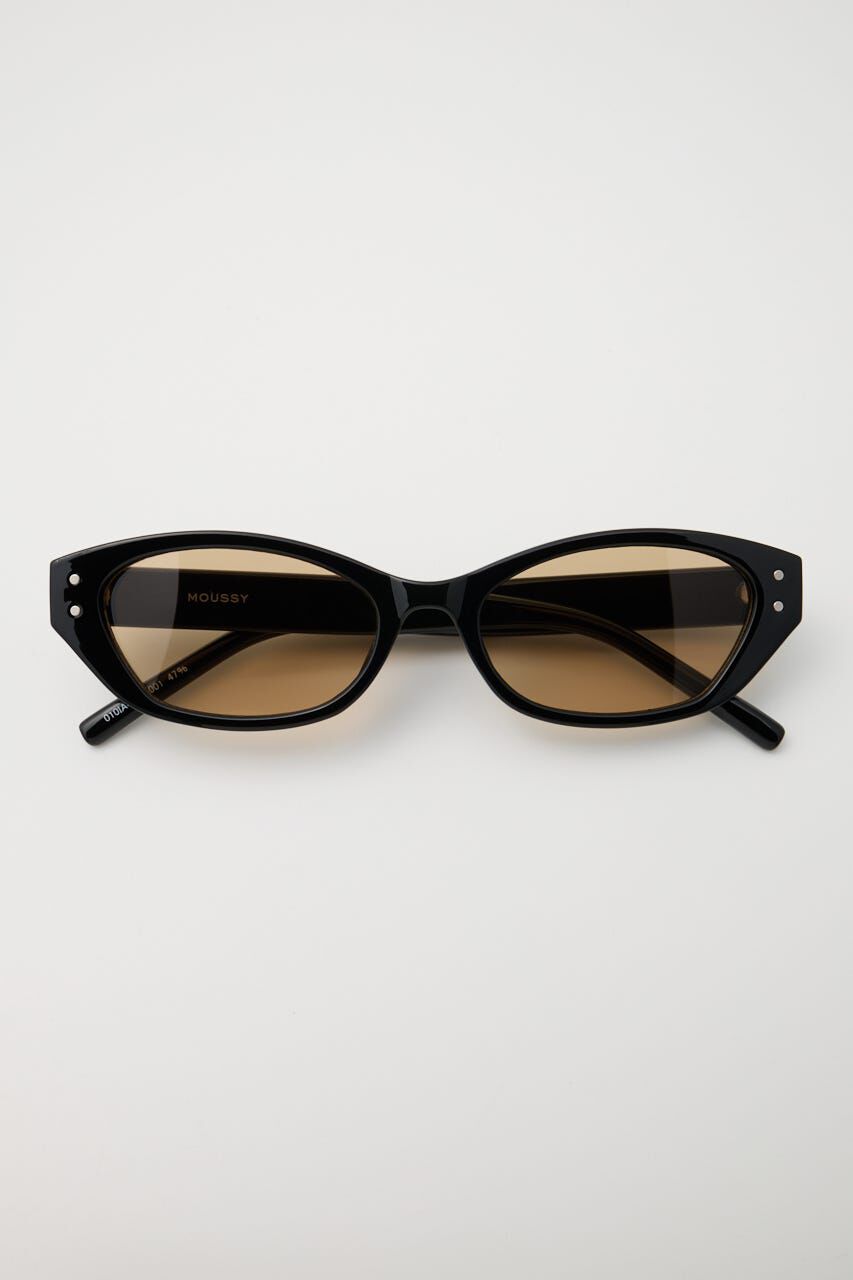 MOUSSY「SLIM CAT アイウェア」|メガネ|BLK