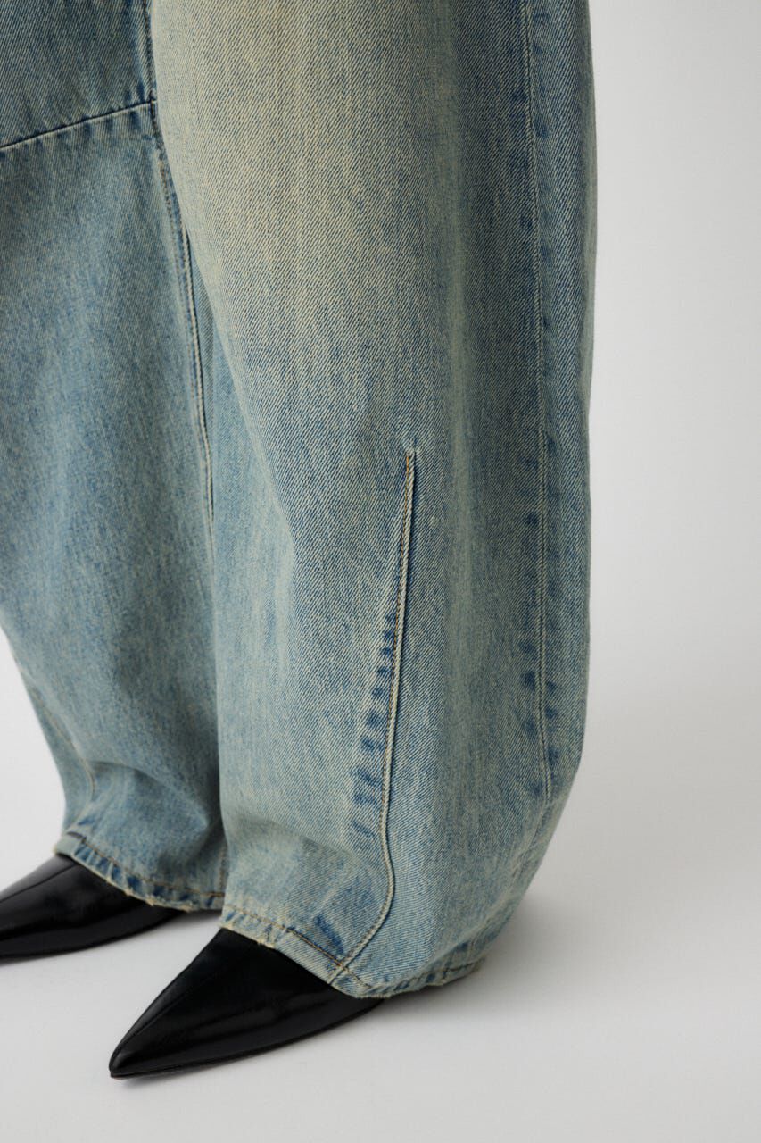 MOUSSY「HORSESHOE バギー」|デニム|