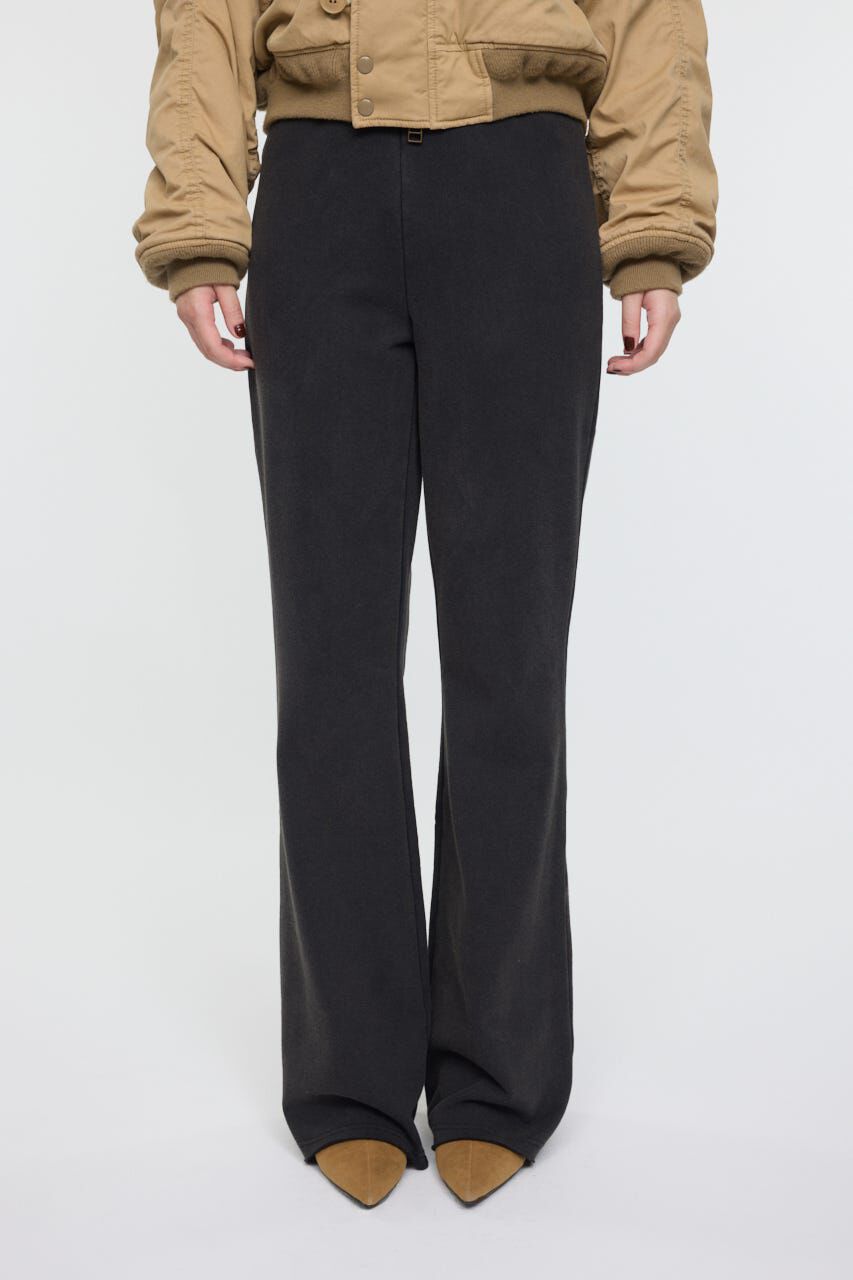 MOUSSY「FLARE SWEAT パンツ」|その他|L/BLK1