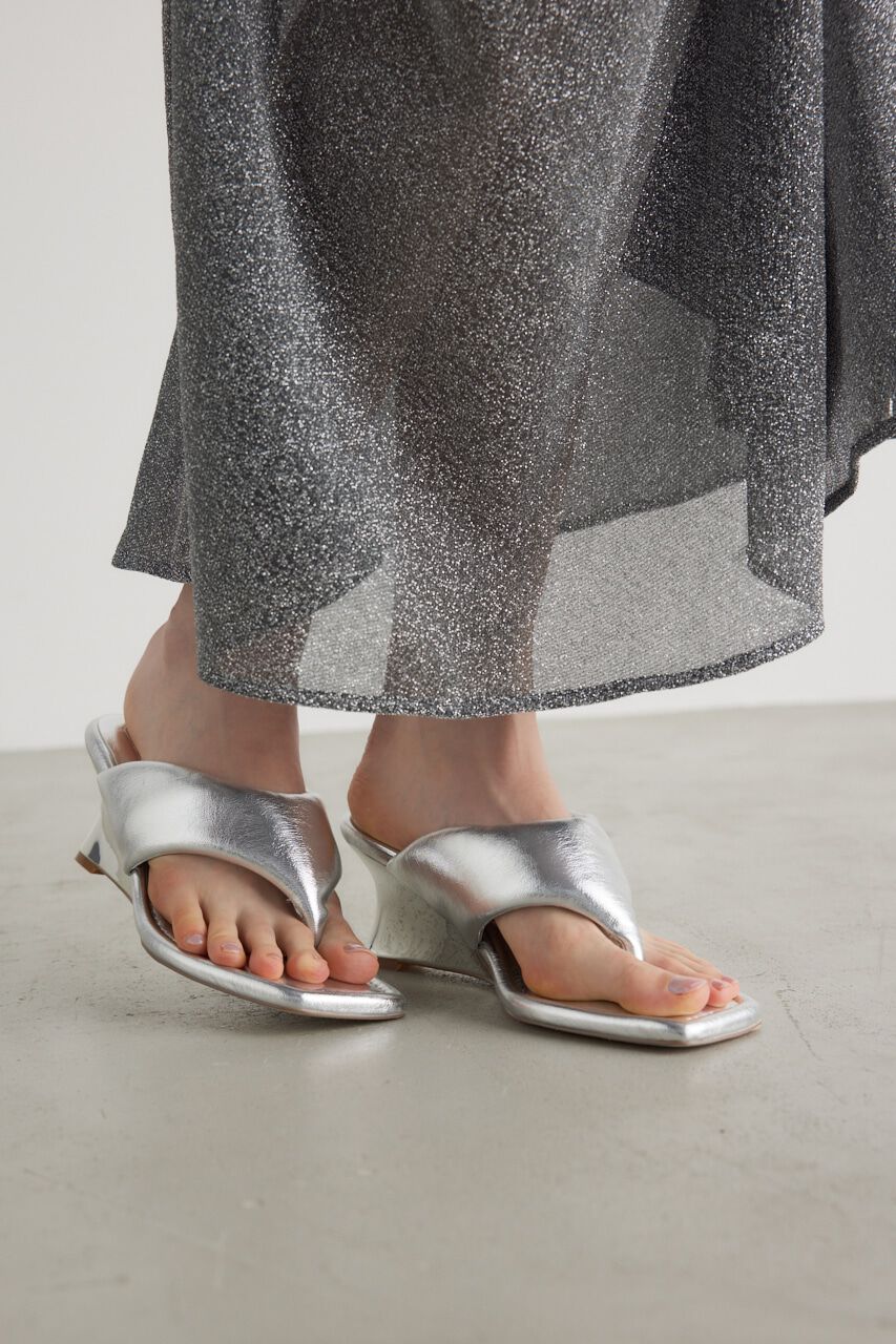 rienda「レディーウェッジトングサンダル」|サンダル|