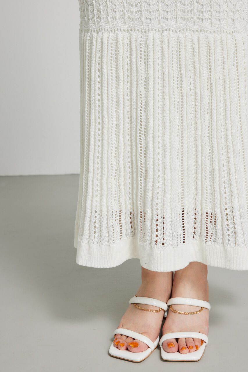 rienda「クロシェマーメイドニットスカート」|スカート|