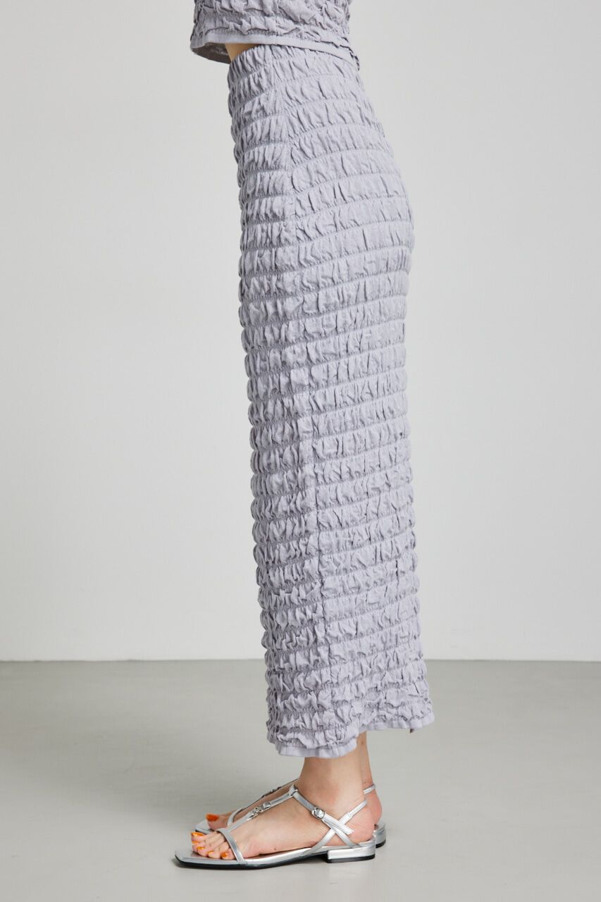 rienda「ポップコーンニットジャストウエストスカート」|スカート|