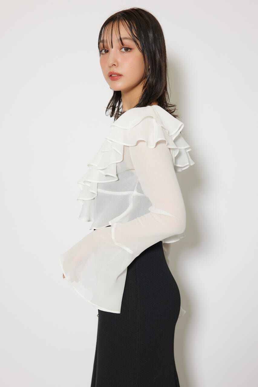 rienda「カーディガンセットニットマーメイドワンピース」|ワンピース|