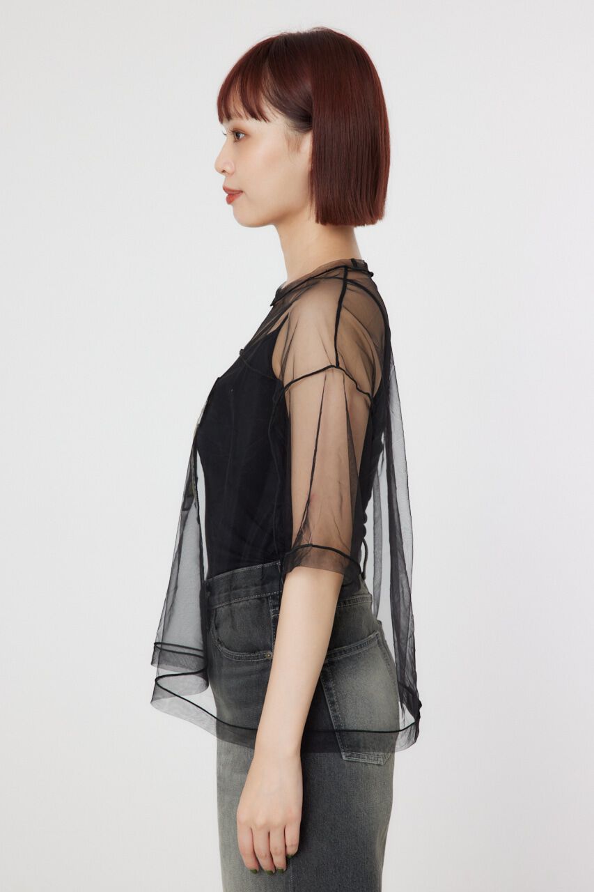 RODEO CROWNS「ミリタリーナンバリングシアートップス」|シャツ・ブラウス|