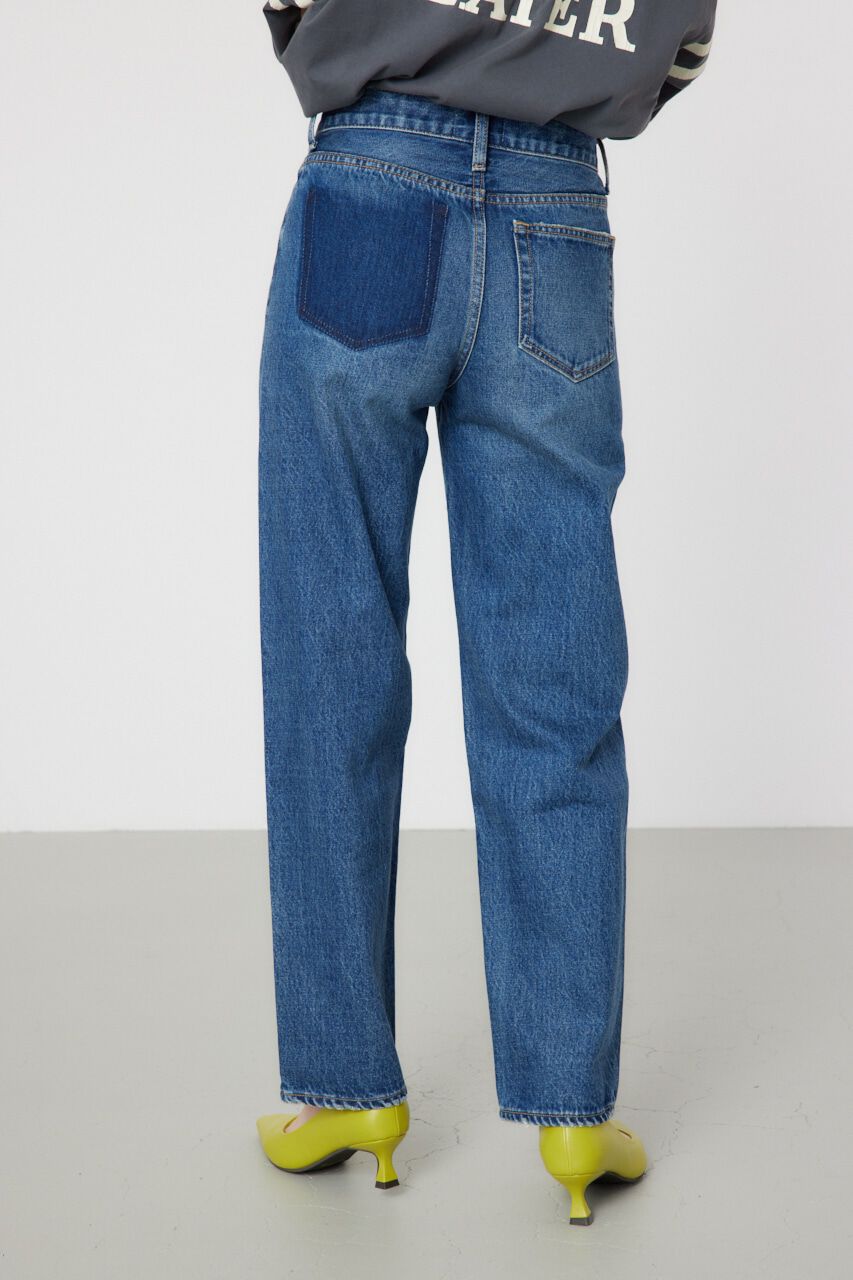 RODEO CROWNS「ポケットポーチストレートデニム」|デニム|