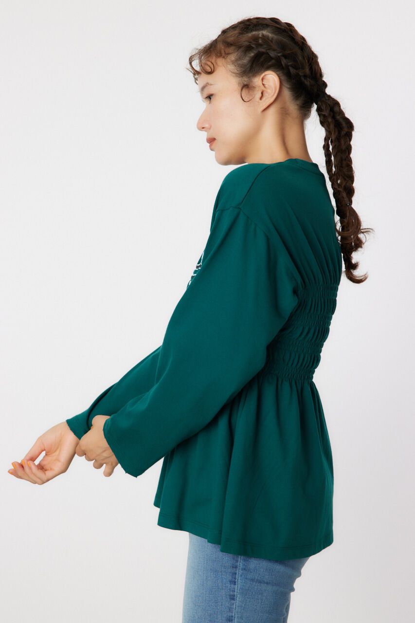 RODEO CROWNS「シャーリングプリントロングTシャツ」|Tシャツ・カットソー|