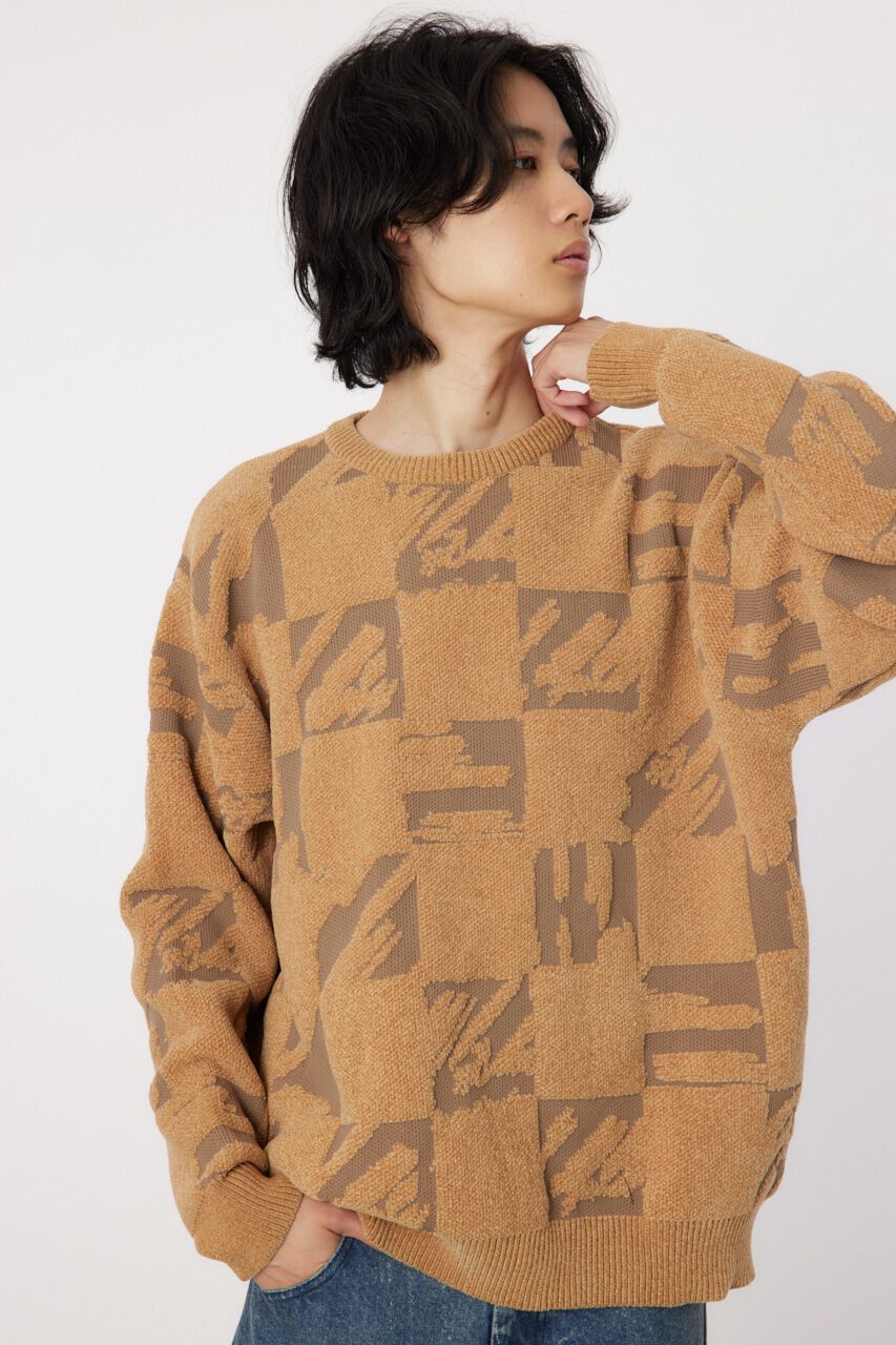 RODEO CROWNS「block checker ニット」|ニット・セーター|