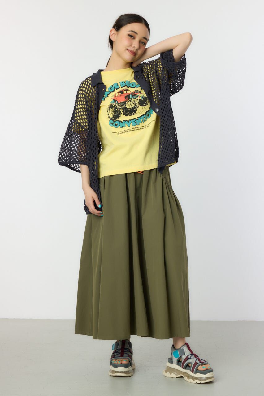 RODEO CROWNS「襟付きメッシュニットカーディガン」|ニット・セーター|