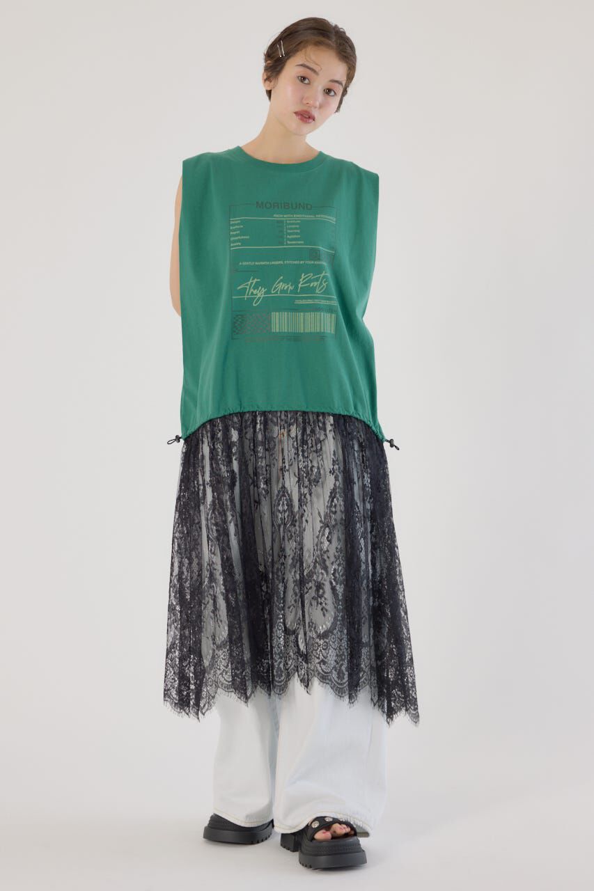 RODEO CROWNS「レースドッキングブラウジングワンピース」|ワンピース|