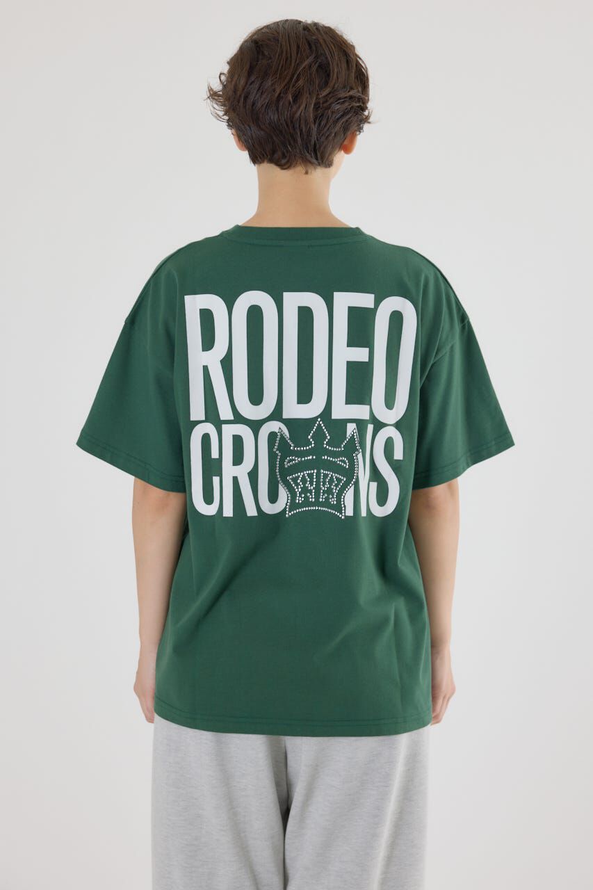RODEO CROWNS「スタッズCROWNロゴTシャツ」|Tシャツ・カットソー|