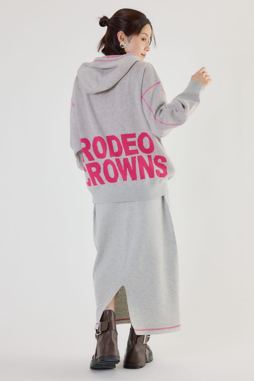 RODEO CROWNS「スウェットライクジャガードロゴフーディー」|パーカー|
