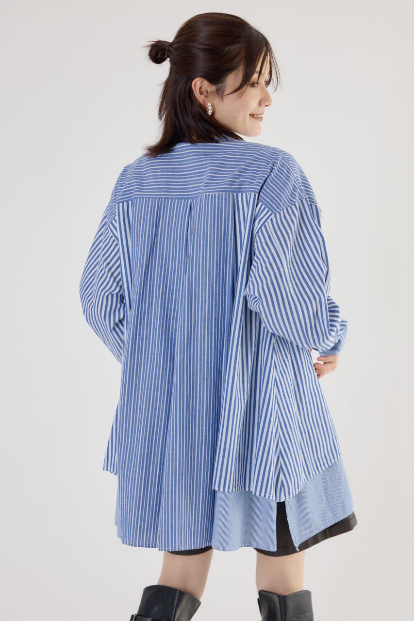 RODEO CROWNS「サイドティアードシャツチュニック」|ワンピース|