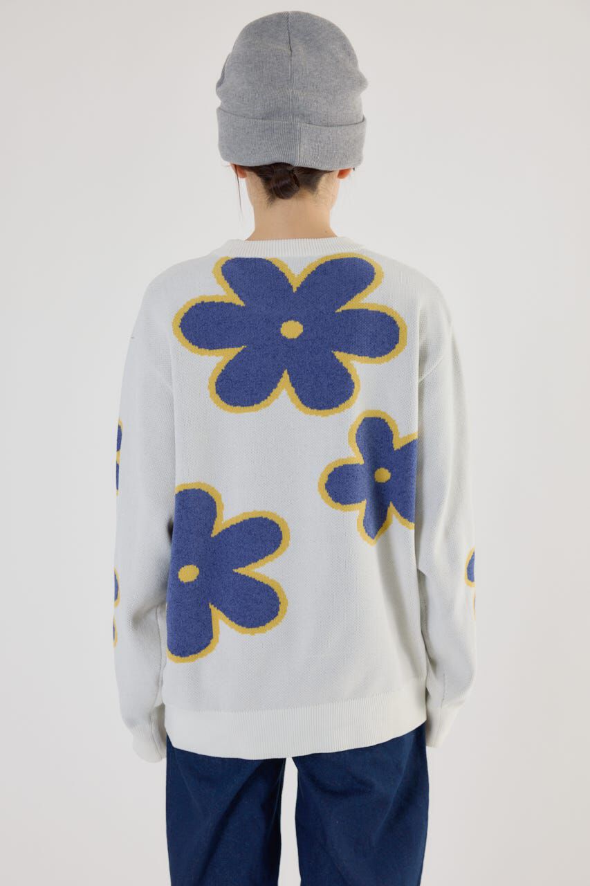 RODEO CROWNS「フラワーモールニットトップス」|ニット・セーター|