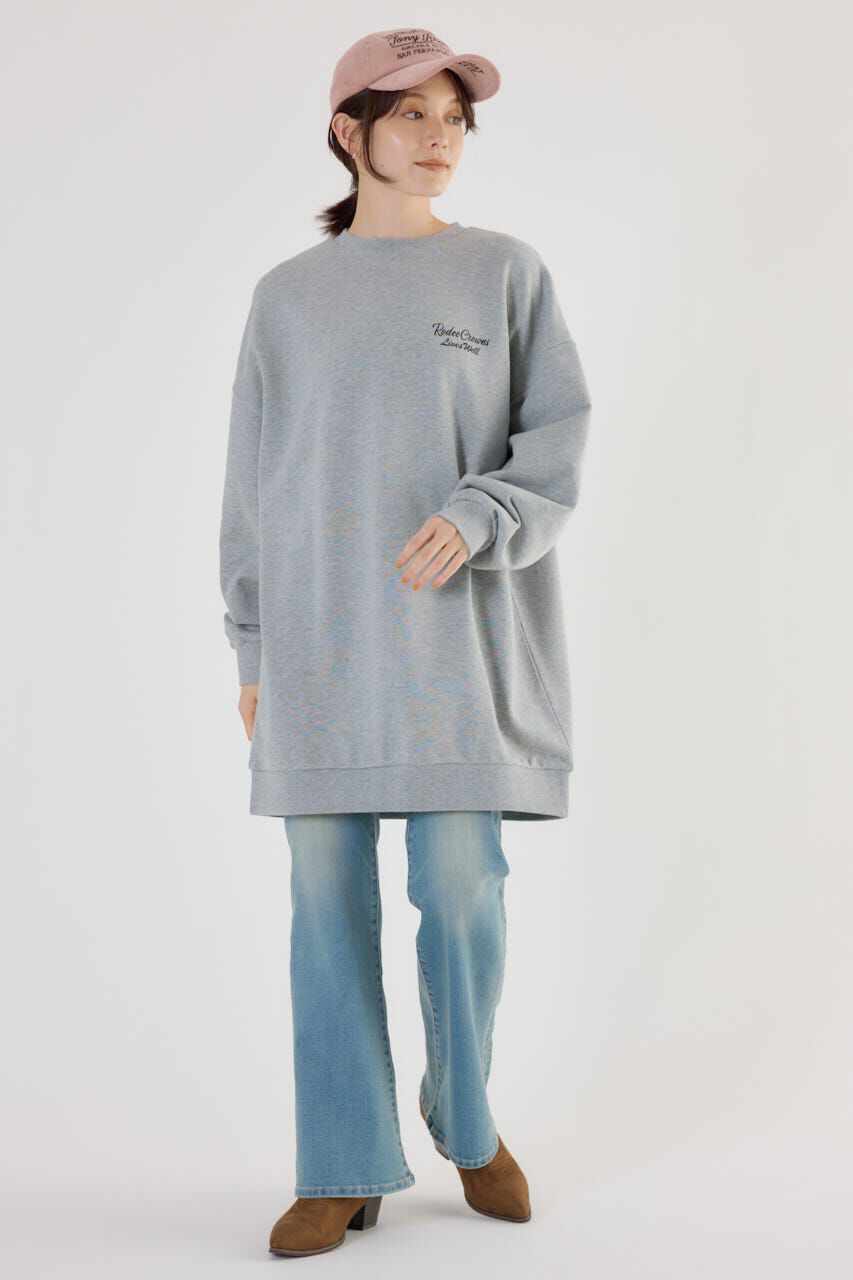 RODEO CROWNS「バンダナパッチスウェットワンピース」|ワンピース|