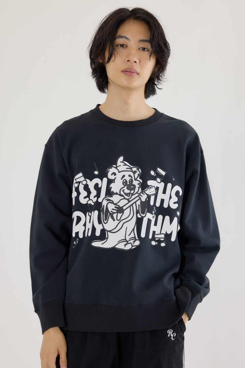 RODEO CROWNS「saint baer スウェット」|パーカー|BLK