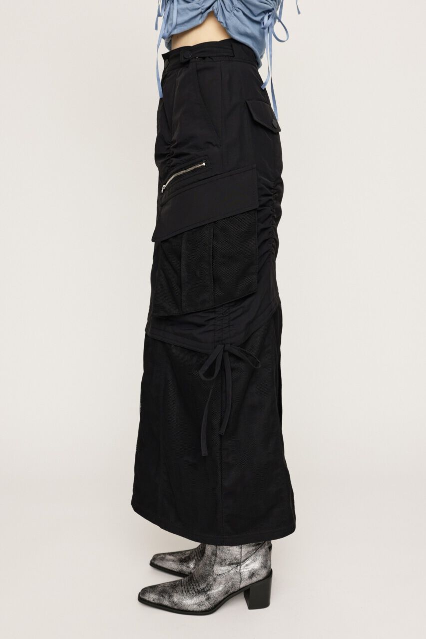 SLY「MESH DOCKING MILITALY スカート」|スカート|